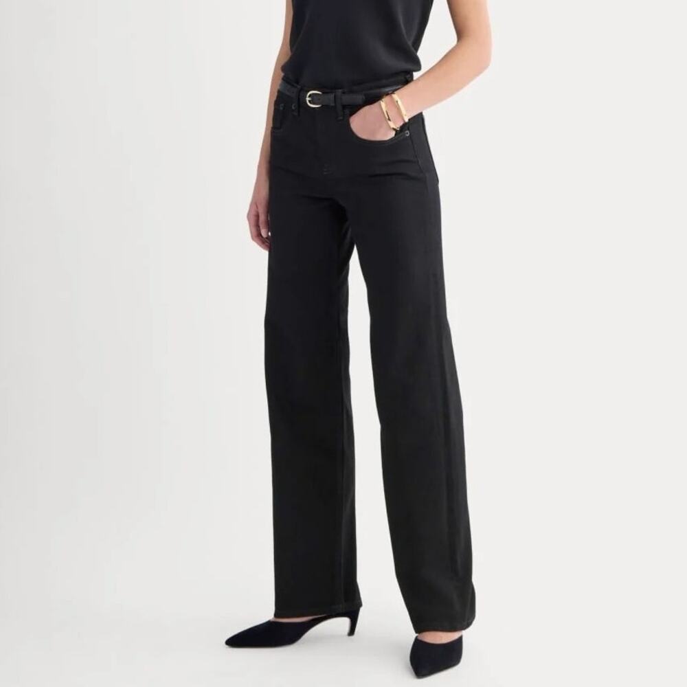 Everlane The Column Jean Black Size 29 Regular NWT